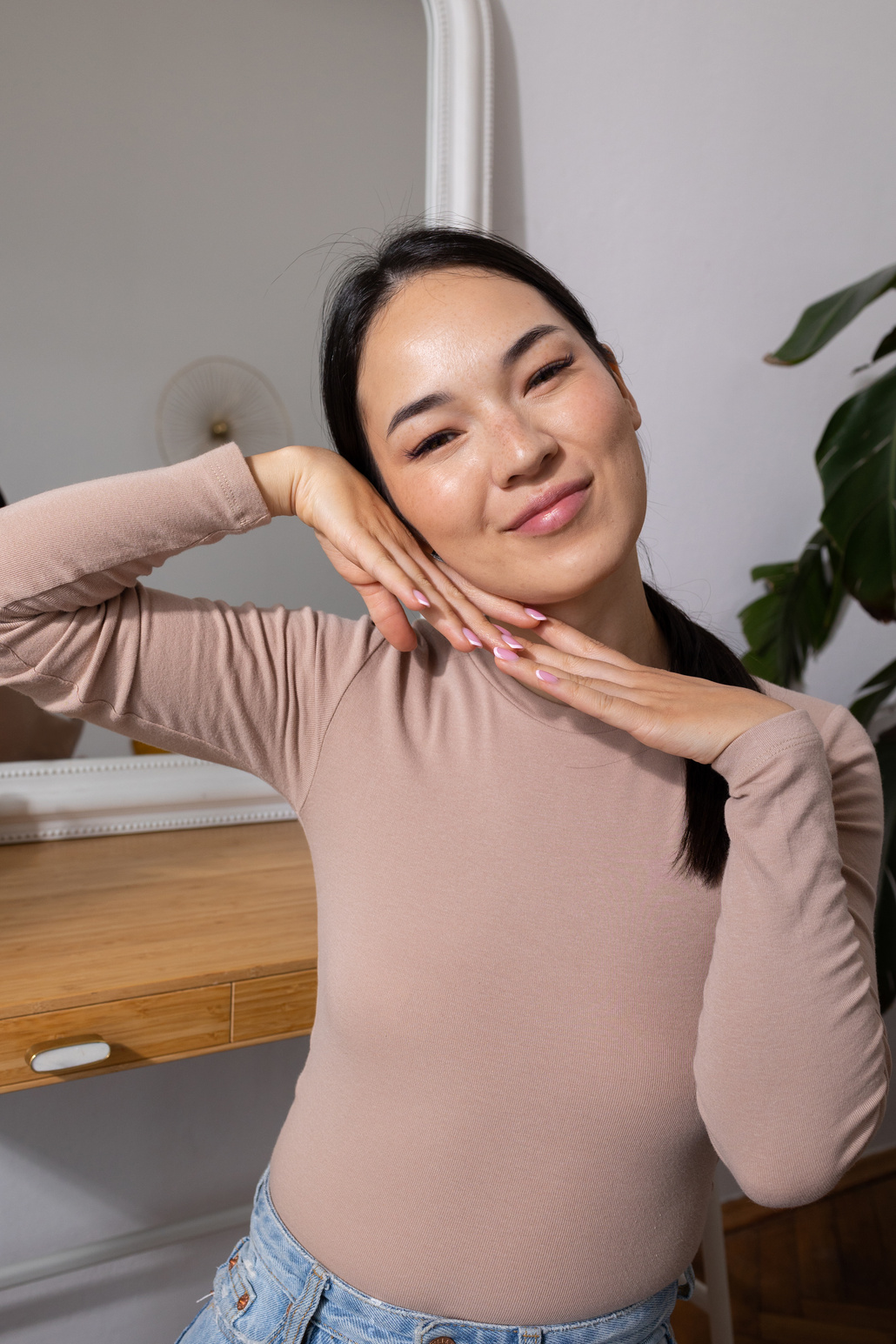 Portrait of a Smiling Woman